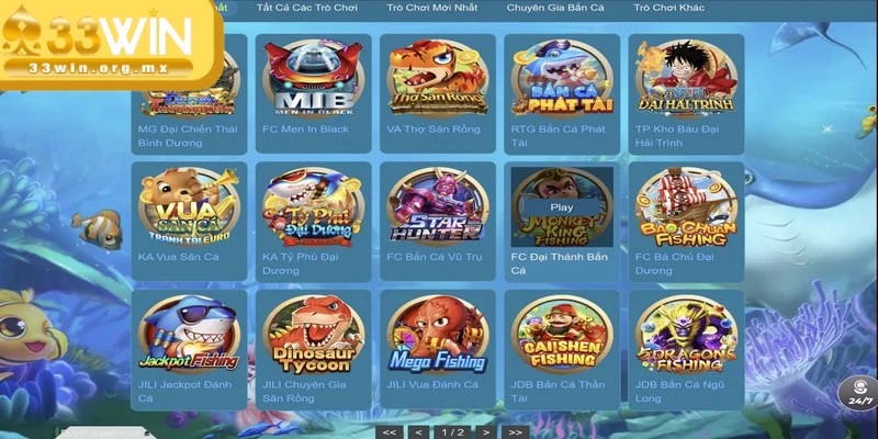 Kinh nghiệm chơi bắn cá 33WIN bạn cần biết 
