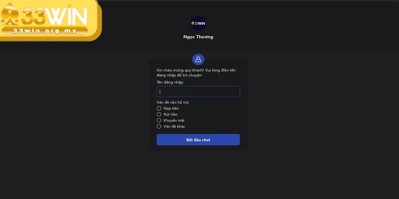 Lấy lại mật khẩu đăng nhập 33WIN dễ dàng nếu quên thông tin