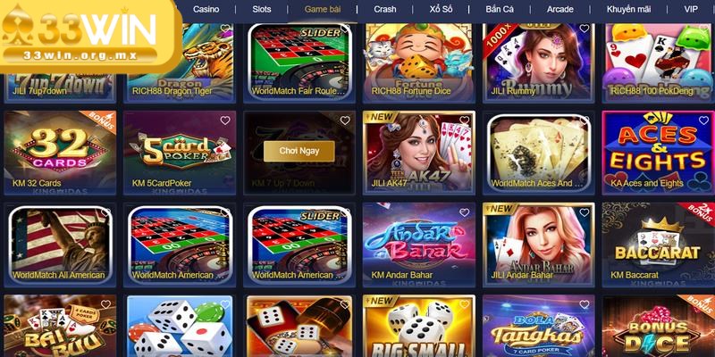 Kho game của thương hiệu thuộc hàng đẳng cấp nhất trong giới