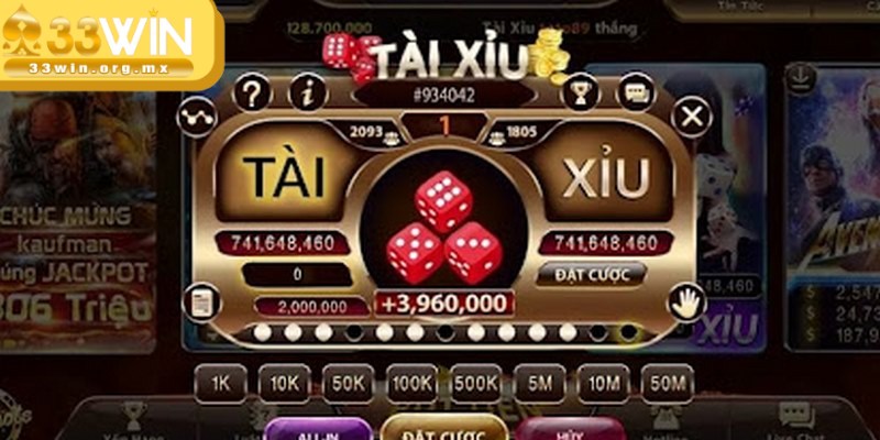 Tài Xỉu 33WIN được yêu thích nhờ sở hữu nhiều ưu điểm nổi bật