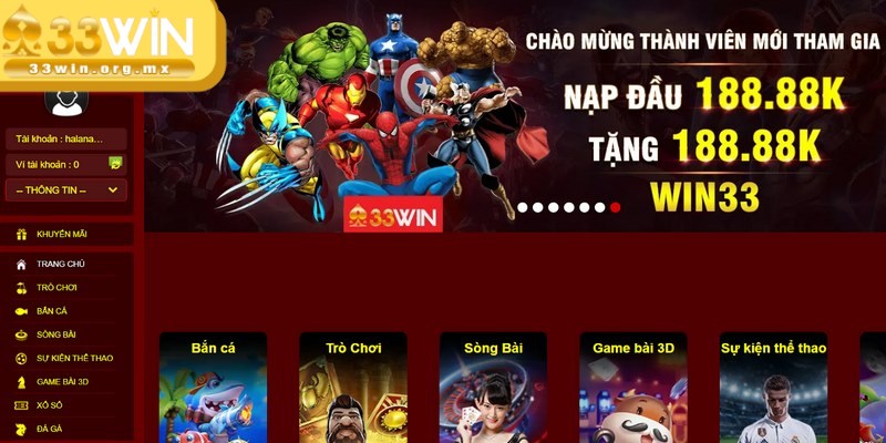 Với thưởng tích lũy tuần 33WIN tất cả anh em giải trí đều nhận được