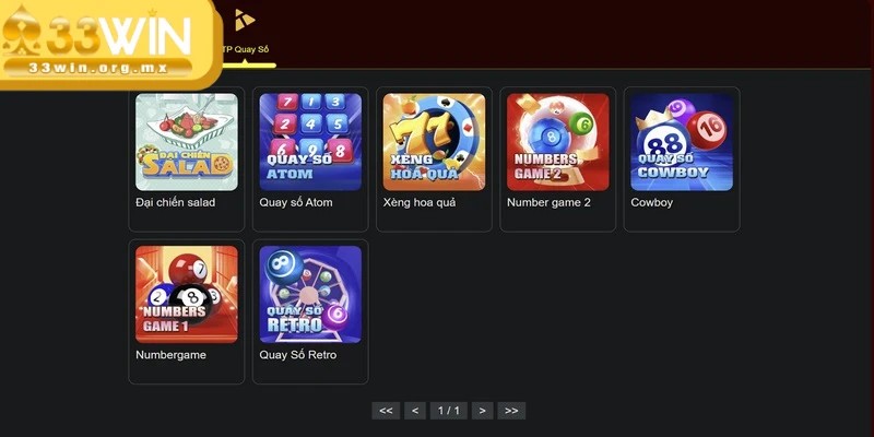 Giao diện tại xổ số 33WIN được thiết kế vô cùng đẹp mắt